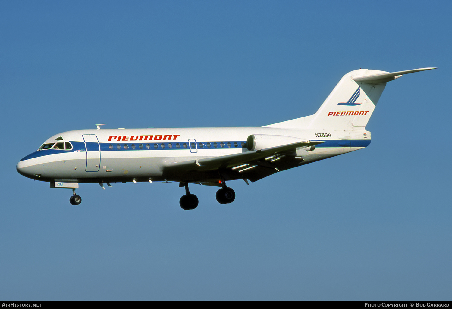 Aircraft Photo of N289N | Fokker F28-1000 Fellowship | Piedmont Airlines | AirHistory.net #428401