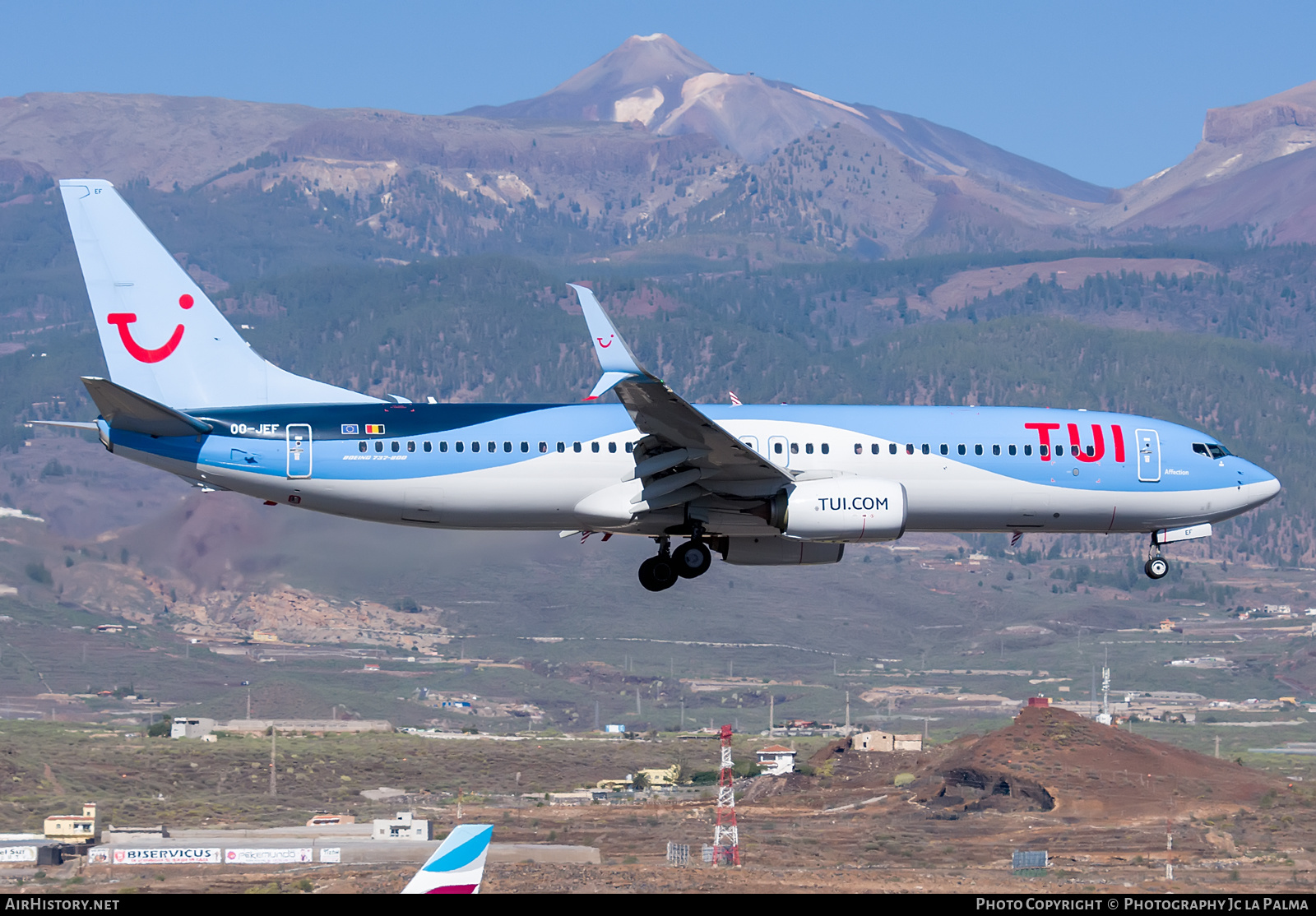 Aircraft Photo of OO-JEF | Boeing 737-8K5 | TUI | AirHistory.net #428408