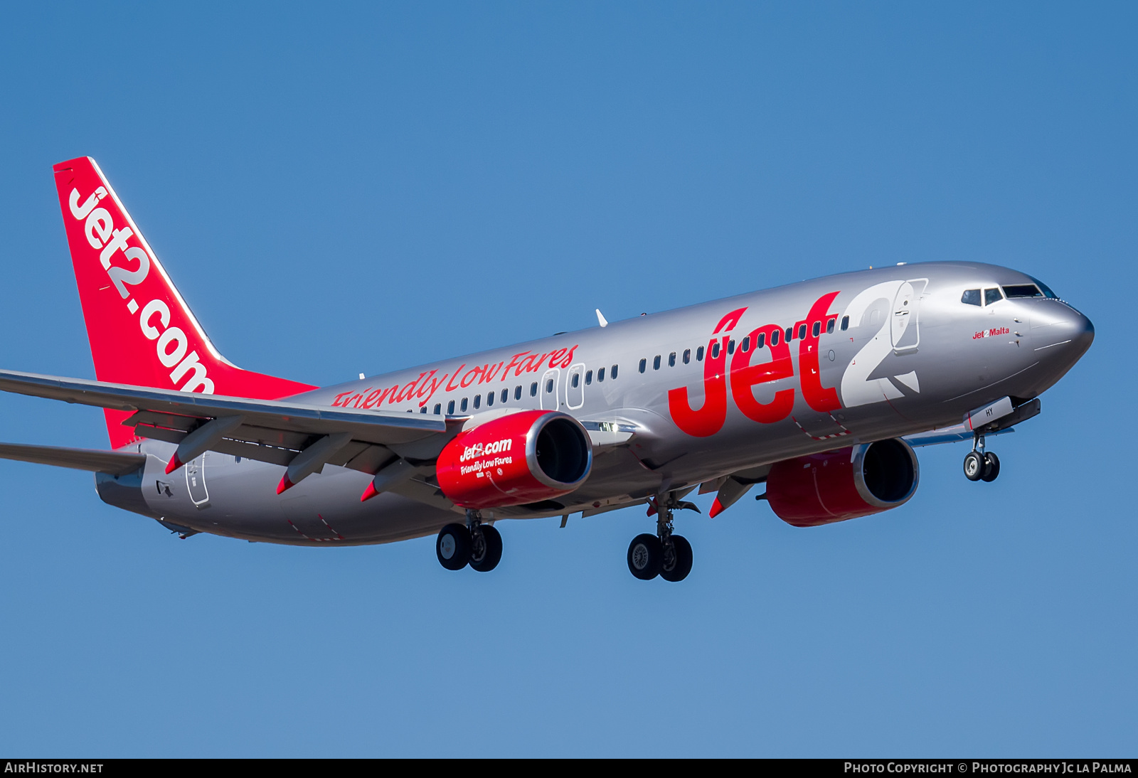 Aircraft Photo of G-JZHY | Boeing 737-800 | Jet2 | AirHistory.net #428419