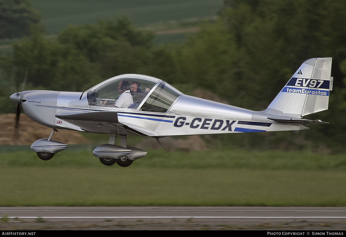 Aircraft Photo of G-CEDX | Cosmik EV-97 TeamEurostar UK | AirHistory.net #428423