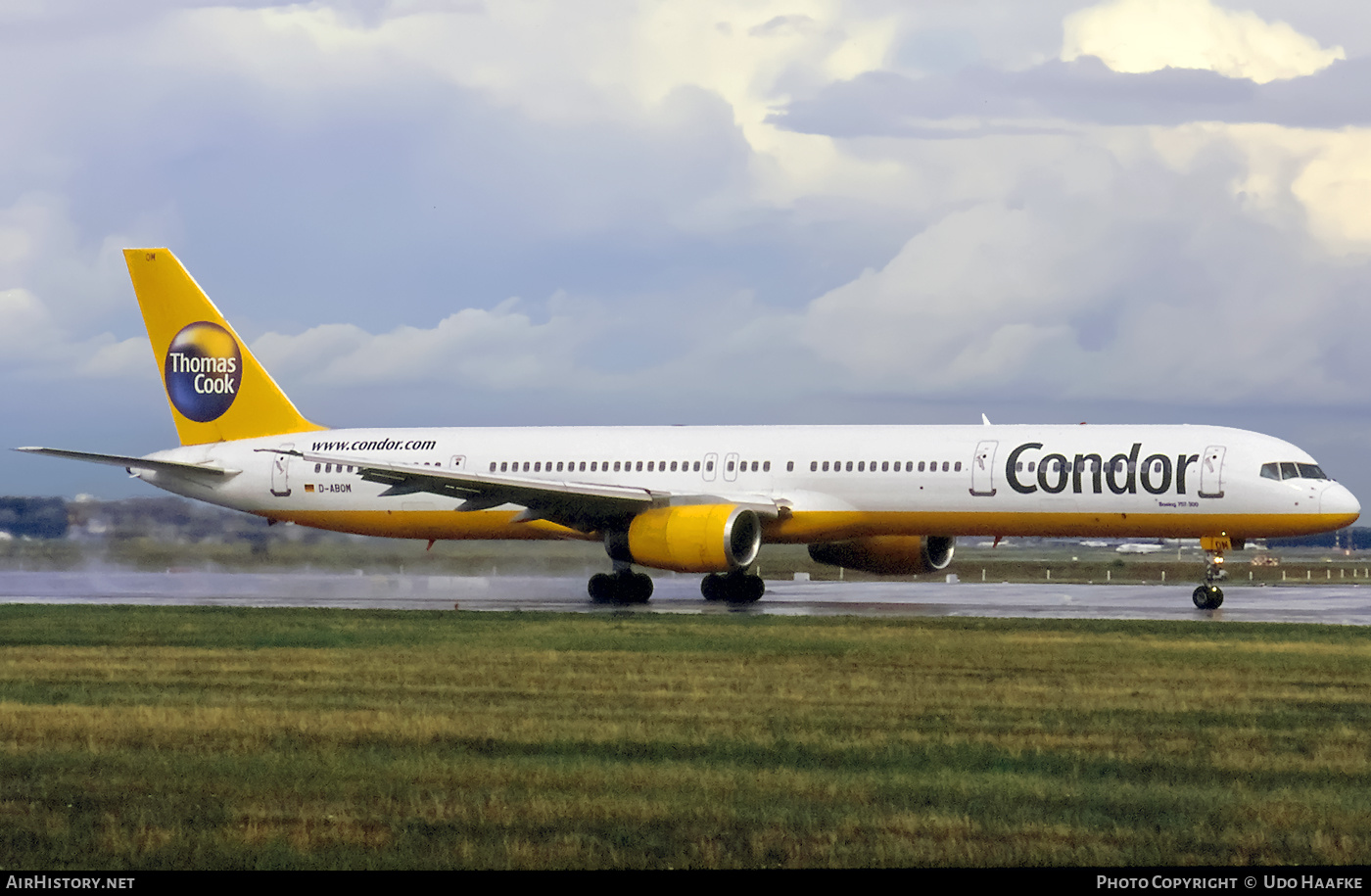 Aircraft Photo of D-ABOM | Boeing 757-330 | Condor Flugdienst | AirHistory.net #428452