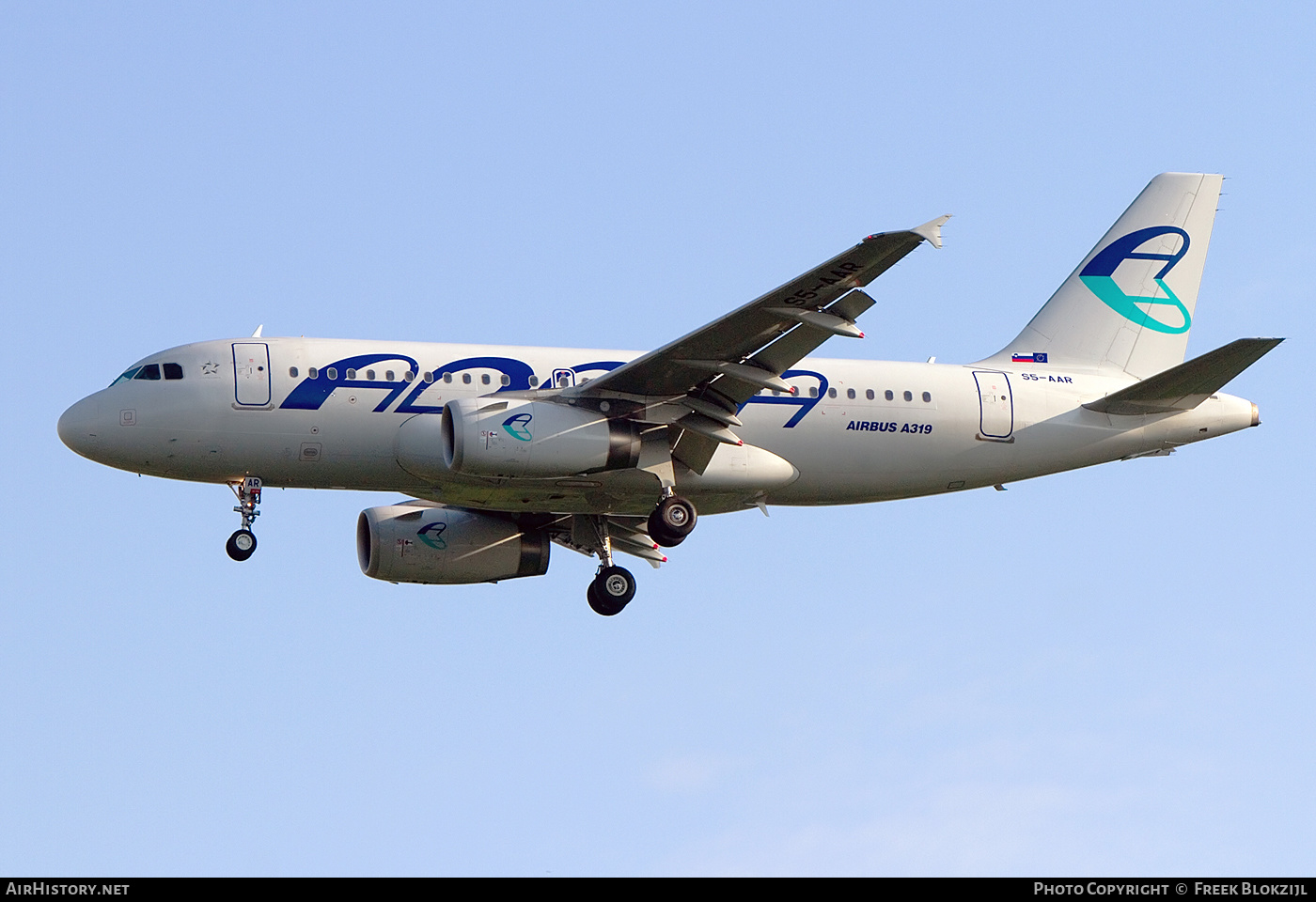 Aircraft Photo of S5-AAR | Airbus A319-132 | Adria Airways | AirHistory.net #428454