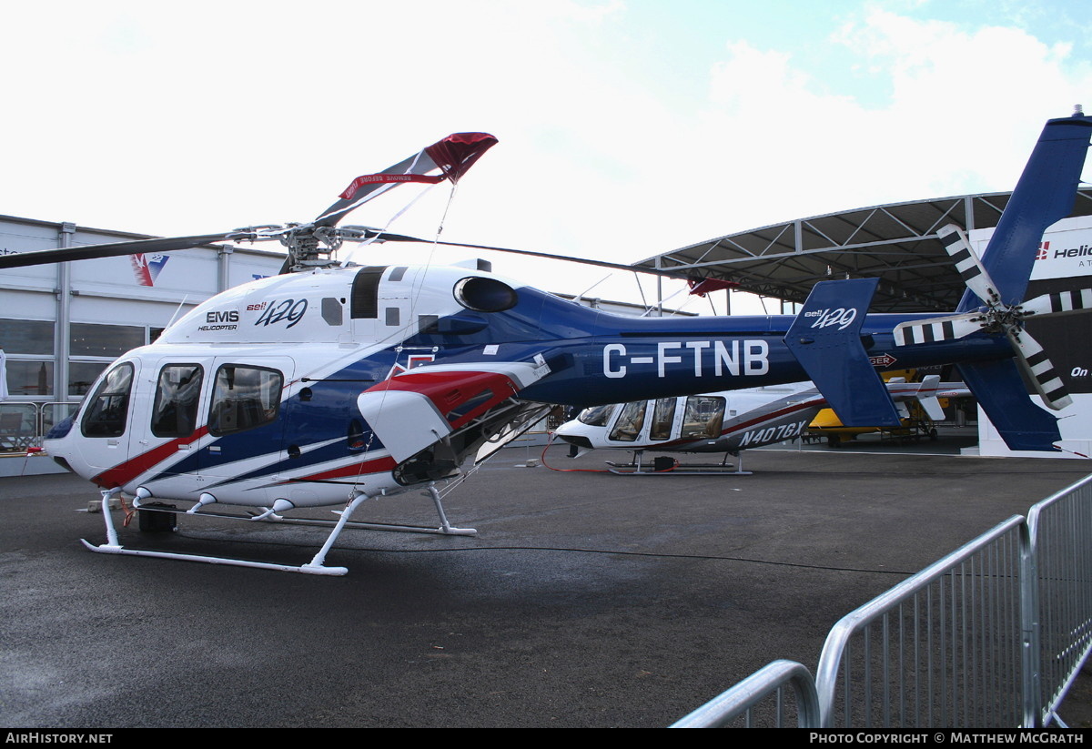 Aircraft Photo of C-FTNB | Bell 429 GlobalRanger | AirHistory.net #428486