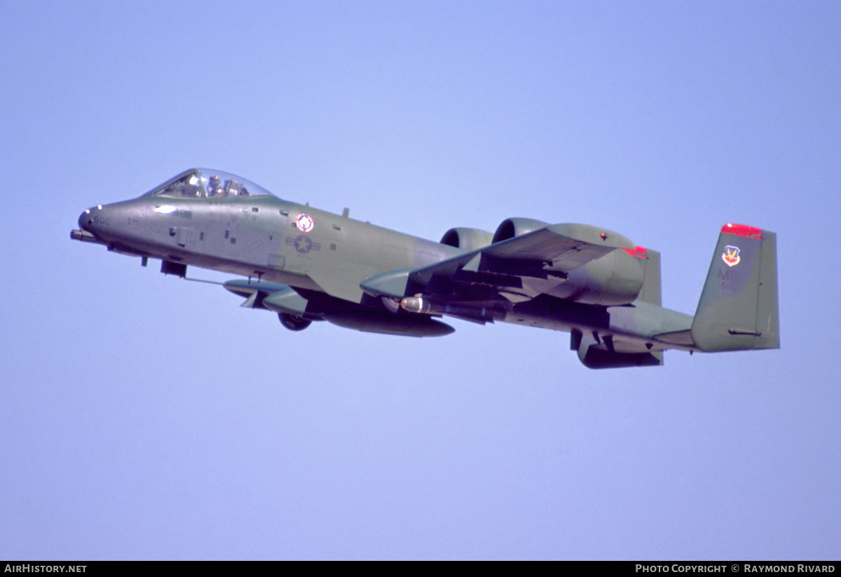 Aircraft Photo of 78-0606 | Fairchild A-10A Thunderbolt II | USA - Air Force | AirHistory.net #428507