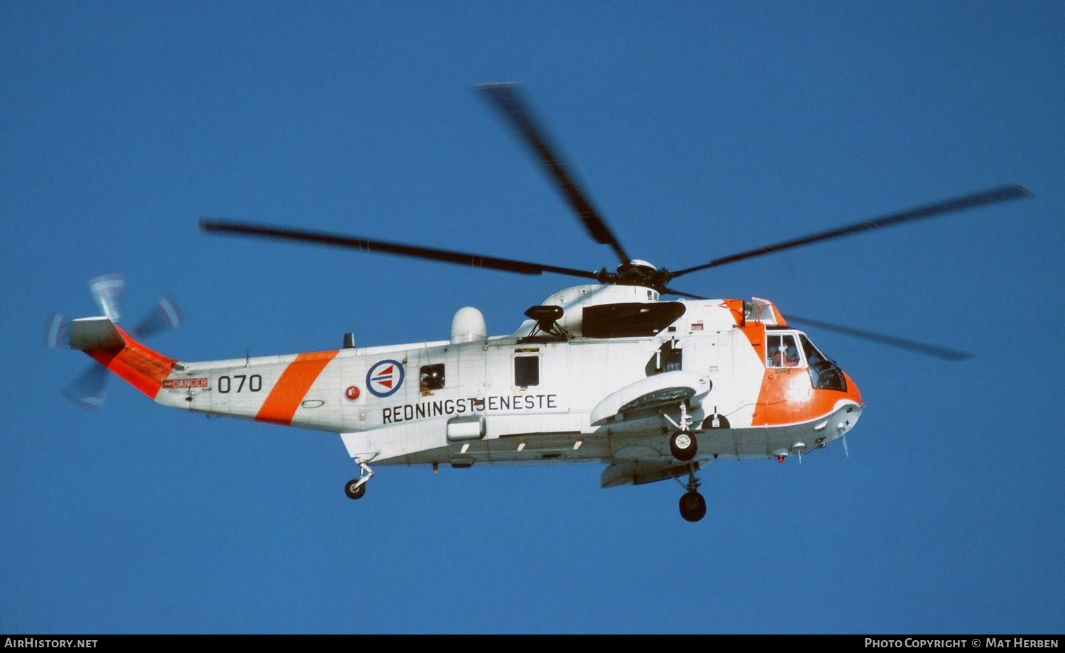 Aircraft Photo of 070 | Westland WS-61 Sea King Mk43 | Norway - Air Force | AirHistory.net #428525