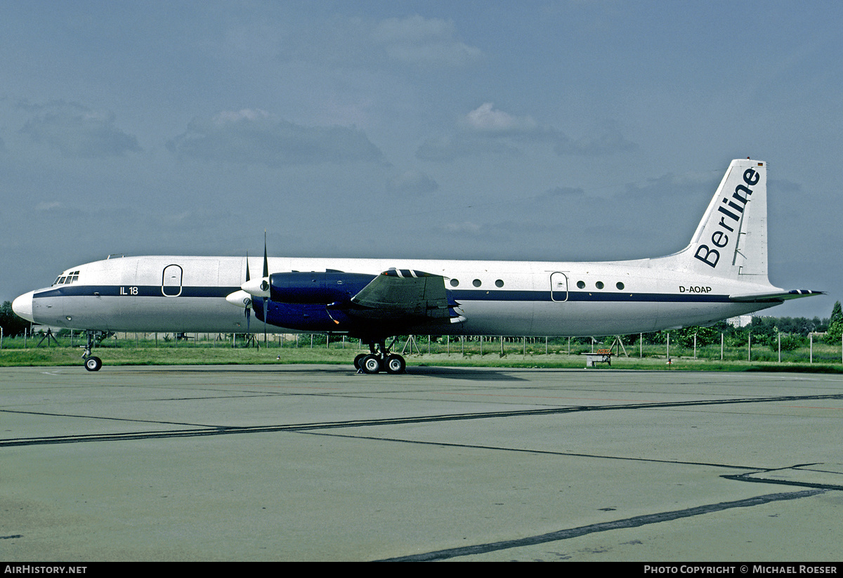 Aircraft Photo of D-AOAP | Ilyushin Il-18GrM | BerLine | AirHistory.net #428540