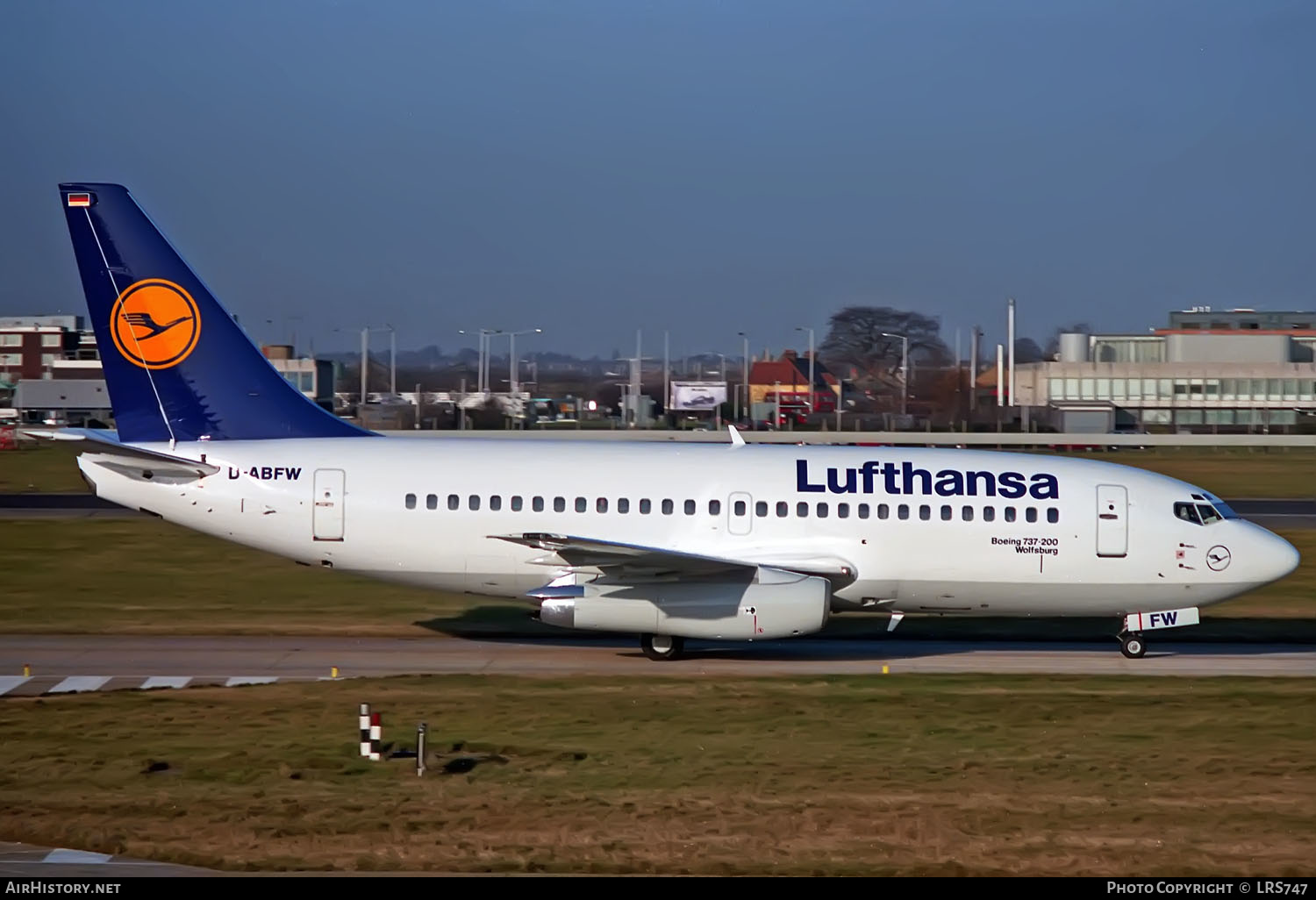 Aircraft Photo of D-ABFW | Boeing 737-230/Adv | Lufthansa | AirHistory.net #428588