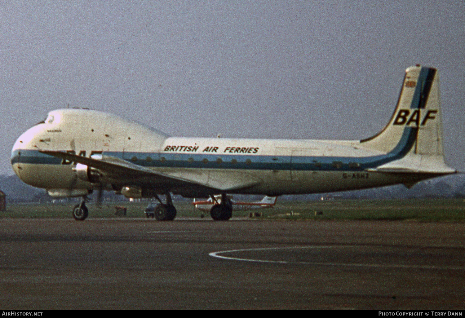 Aircraft Photo of G-ASHZ | Aviation Traders ATL-98 Carvair | British Air Ferries - BAF | AirHistory.net #428651