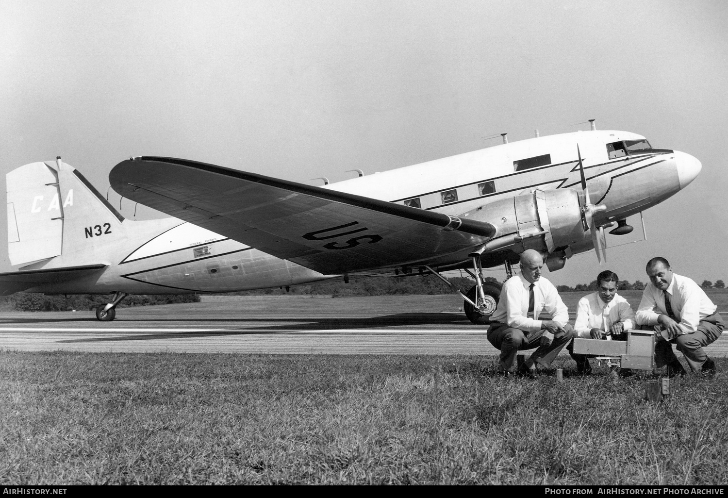 Aircraft Photo of N32 | Douglas TC-47J Skytrain | CAA - Civil Aeronautics Authority | AirHistory.net #428684