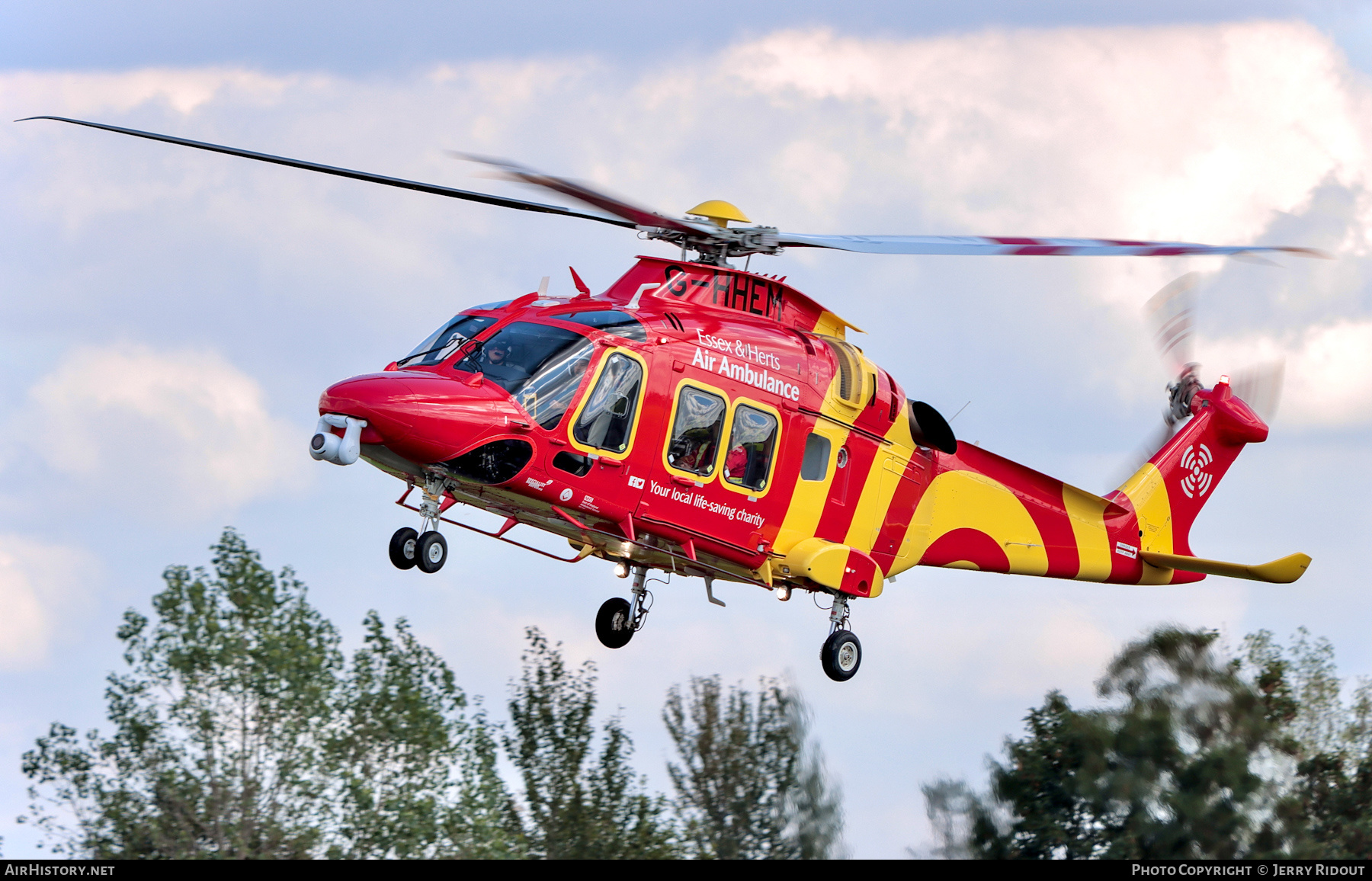 Aircraft Photo of G-HHEM | AgustaWestland AW-139 | Essex & Herts Air Ambulance | AirHistory.net #428711