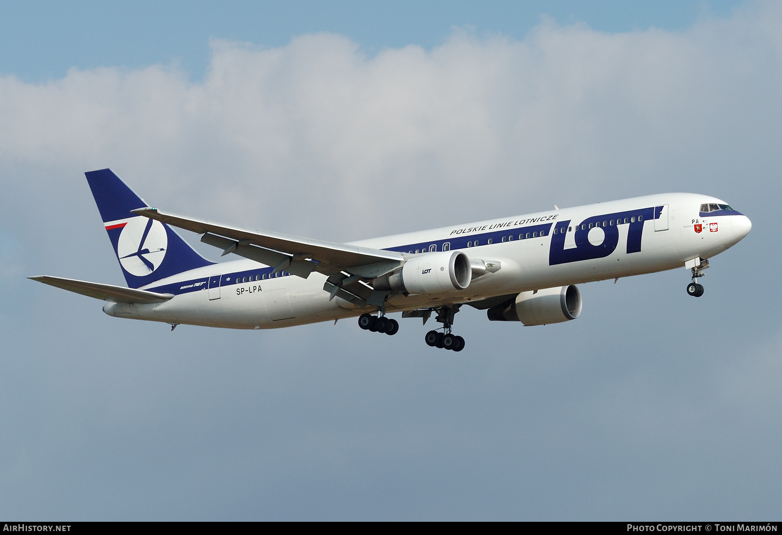 Aircraft Photo of SP-LPA | Boeing 767-35D/ER | LOT Polish Airlines - Polskie Linie Lotnicze | AirHistory.net #428718