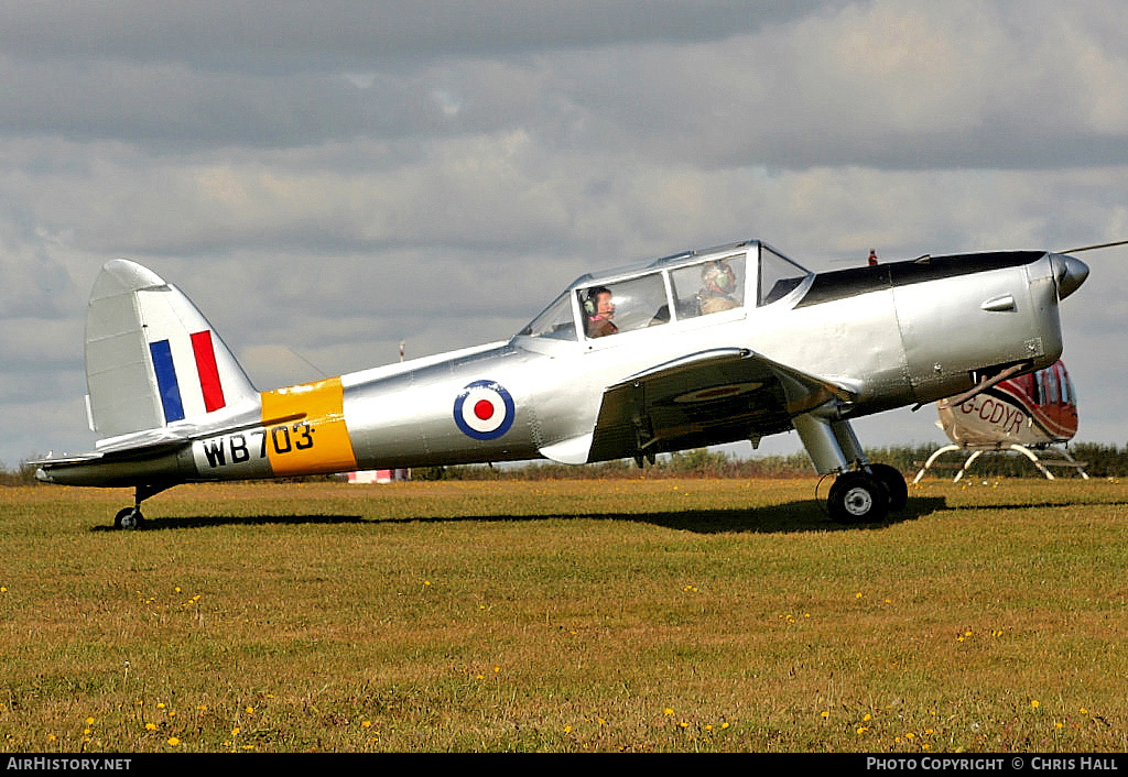 Aircraft Photo of G-ARMC / WB703 | De Havilland DHC-1 Chipmunk Mk22A | UK - Air Force | AirHistory.net #428777