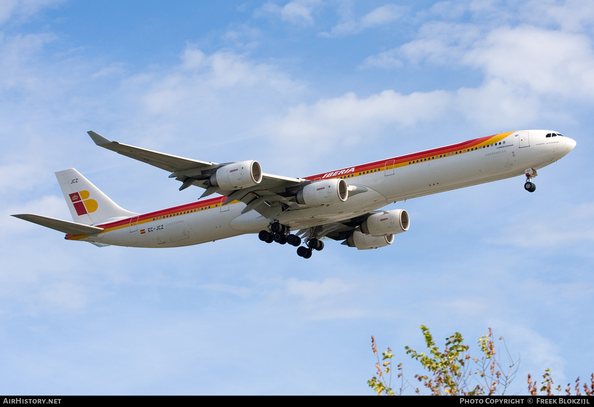 Aircraft Photo of EC-JCZ | Airbus A340-642 | Iberia | AirHistory.net #428798