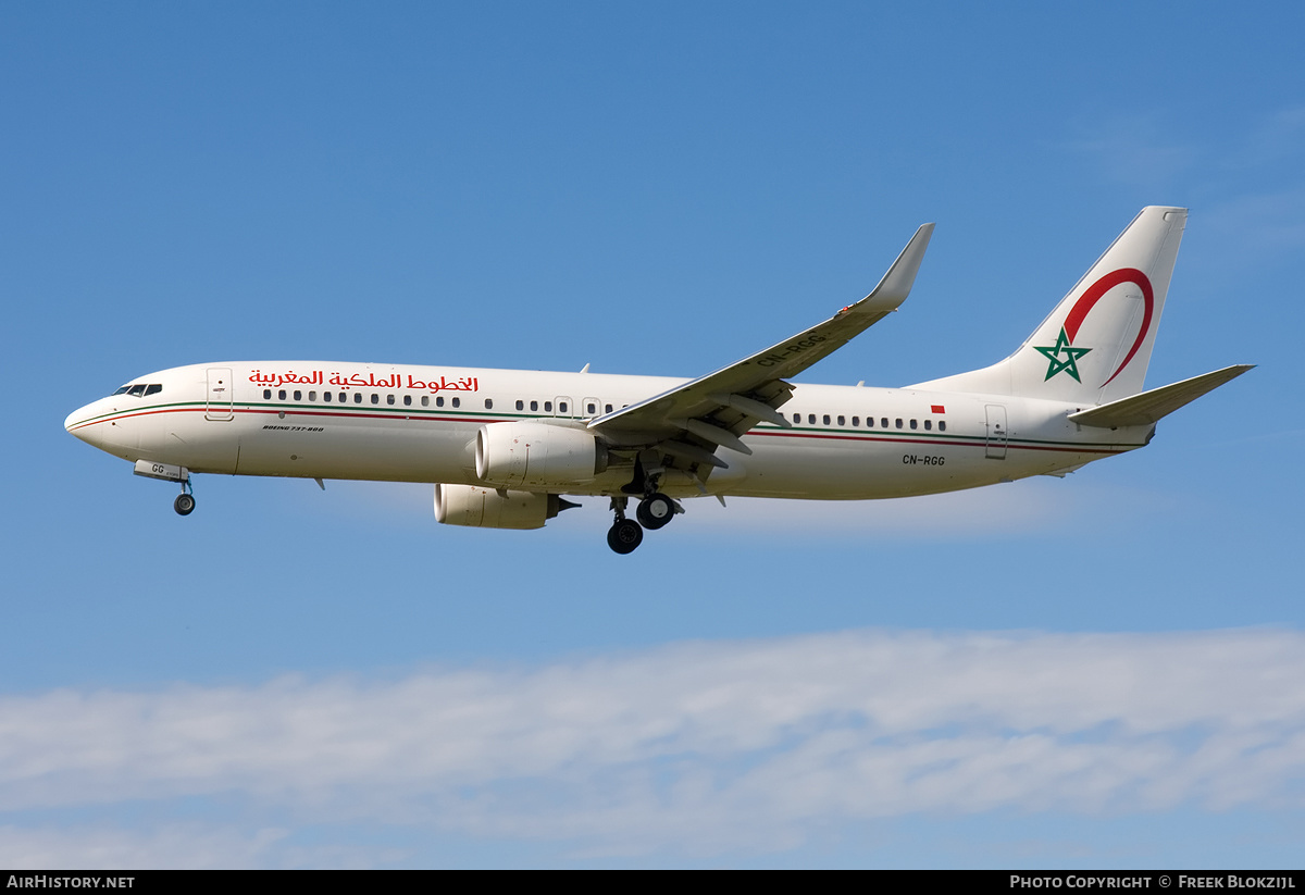 Aircraft Photo of CN-RGG | Boeing 737-86N | Royal Air Maroc - RAM | AirHistory.net #428802