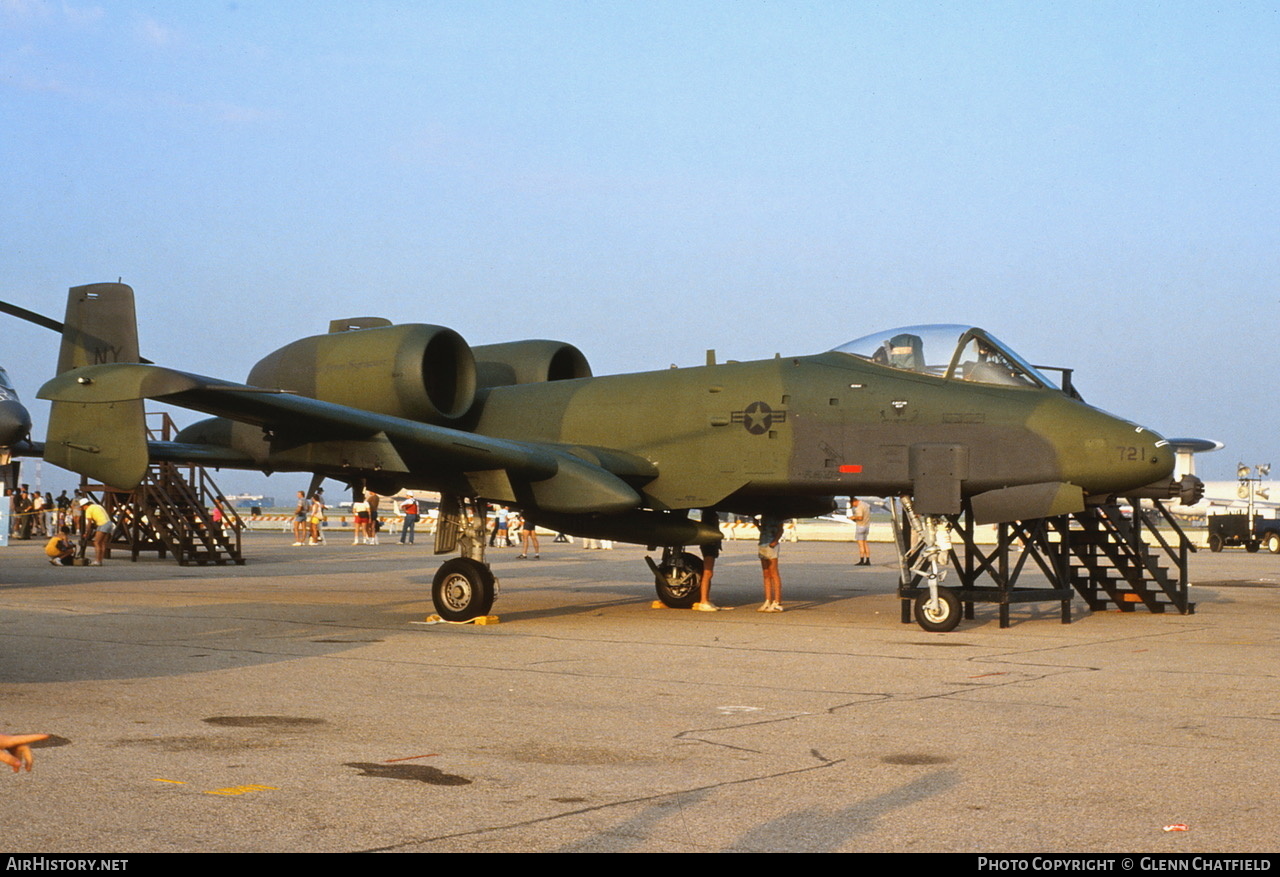 Aircraft Photo of 78-0721 / AF78-721 | Fairchild A-10A Thunderbolt II | USA - Air Force | AirHistory.net #428824