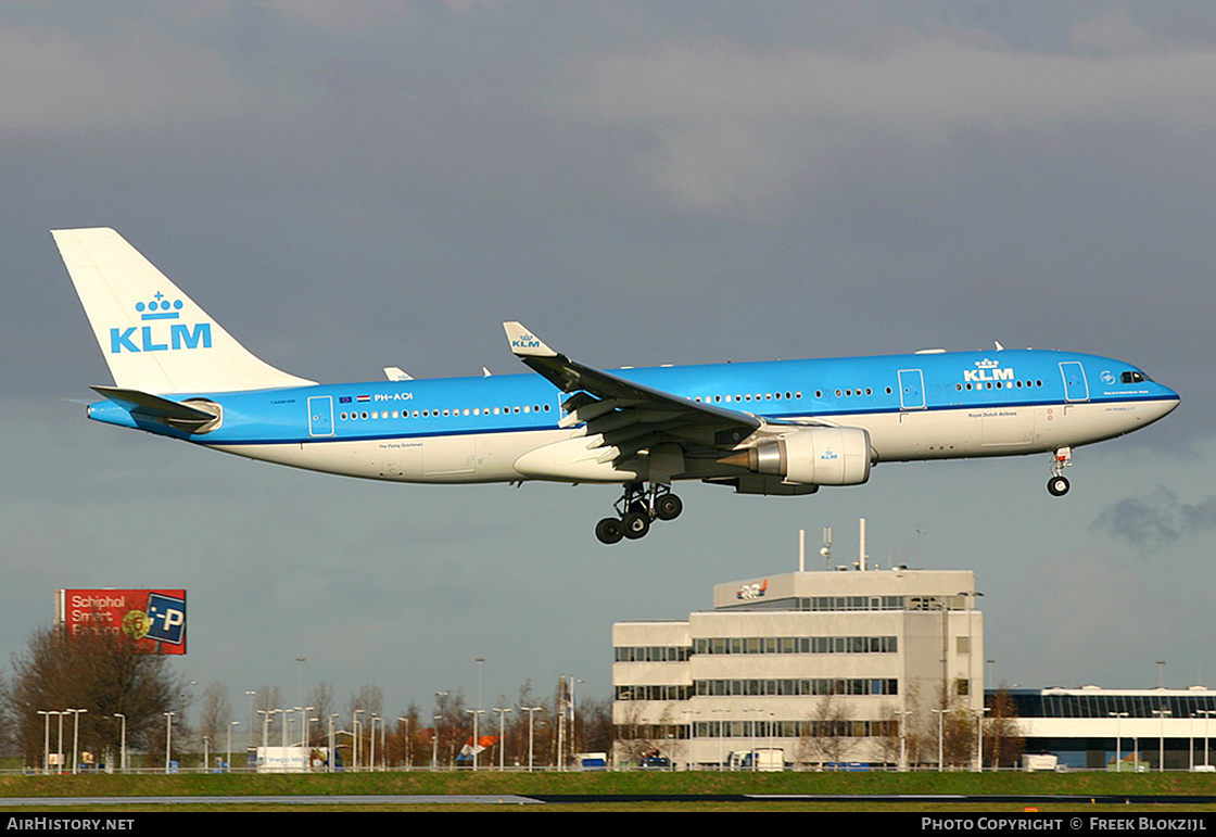 Aircraft Photo of PH-AOI | Airbus A330-203 | KLM - Royal Dutch Airlines | AirHistory.net #428841