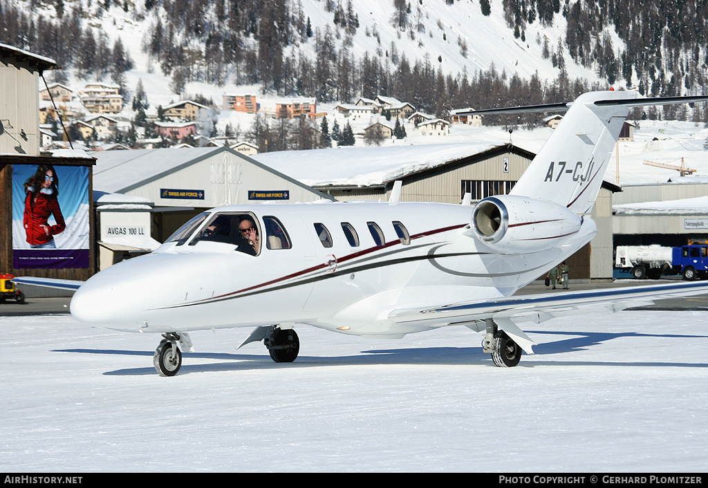 Aircraft Photo of A7-CJI | Cessna 525 CitationJet CJ1+ | AirHistory.net #428853