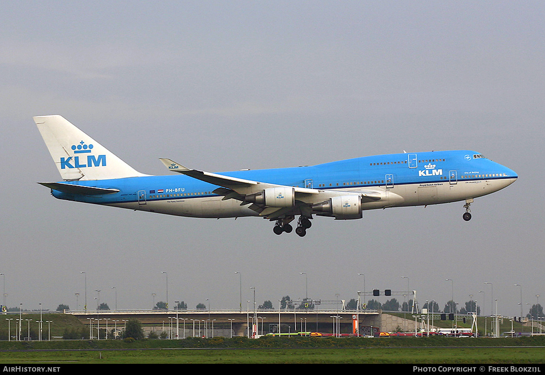 Aircraft Photo of PH-BFU | Boeing 747-406M | KLM - Royal Dutch Airlines | AirHistory.net #428861