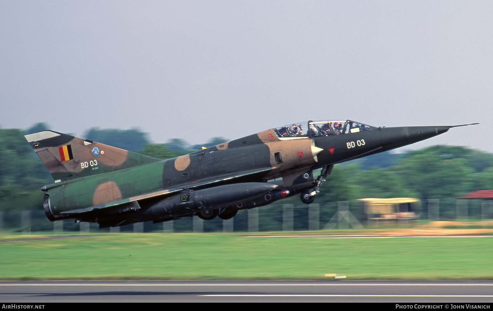 Aircraft Photo of BD03 | Dassault Mirage 5BD | Belgium - Air Force | AirHistory.net #428886