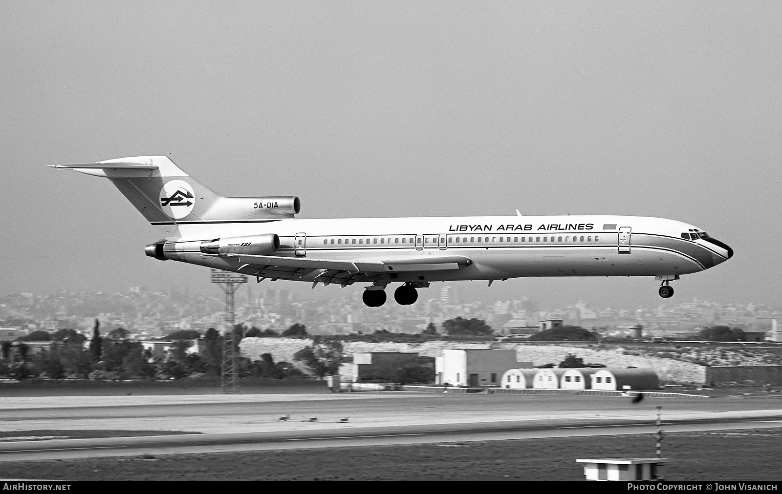 Aircraft Photo of 5A-DIA | Boeing 727-2L5/Adv | Libyan Arab Airlines | AirHistory.net #428893