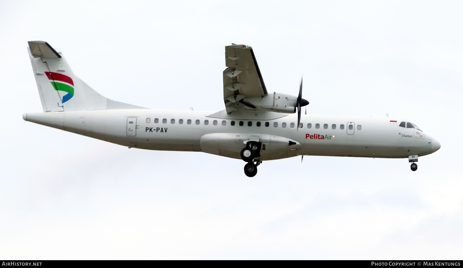 Aircraft Photo of PK-PAV | ATR ATR-72-500 (ATR-72-212A) | Pelita Air Service | AirHistory.net #428898