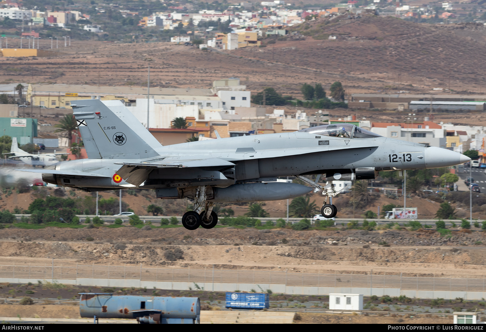 Aircraft Photo of C.15-55 | McDonnell Douglas EF-18M Hornet | Spain - Air Force | AirHistory.net #428920