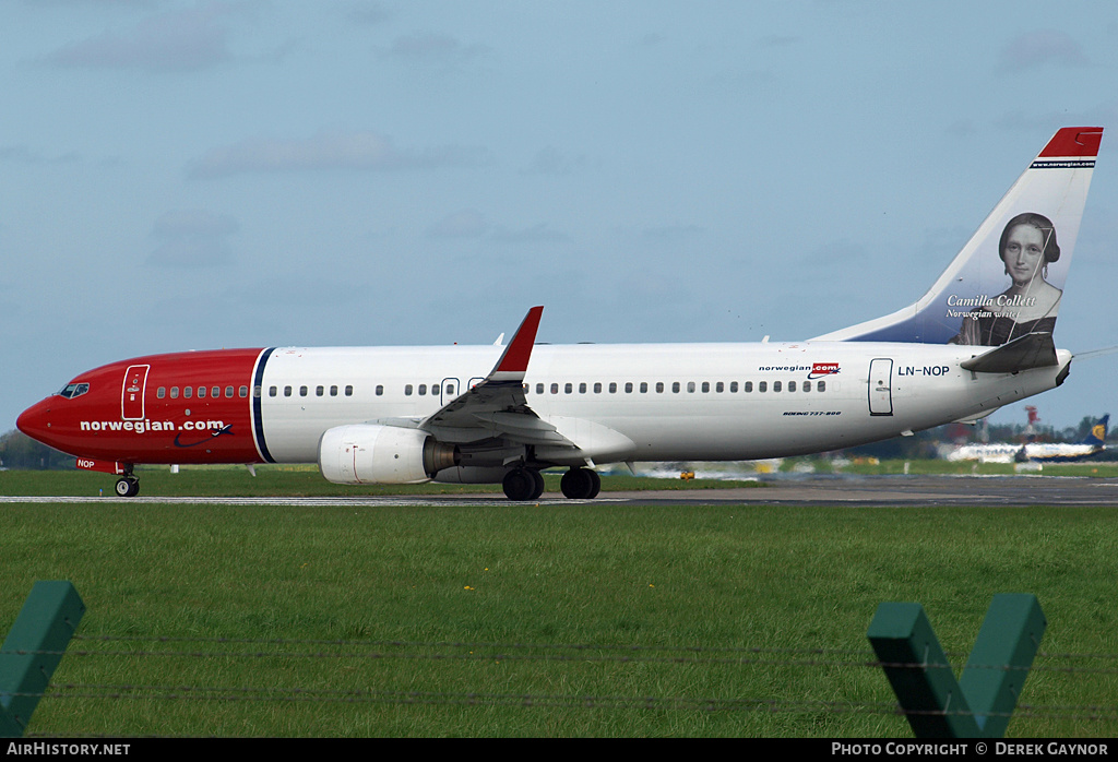 Aircraft Photo of LN-NOP | Boeing 737-86N | Norwegian | AirHistory.net #428925