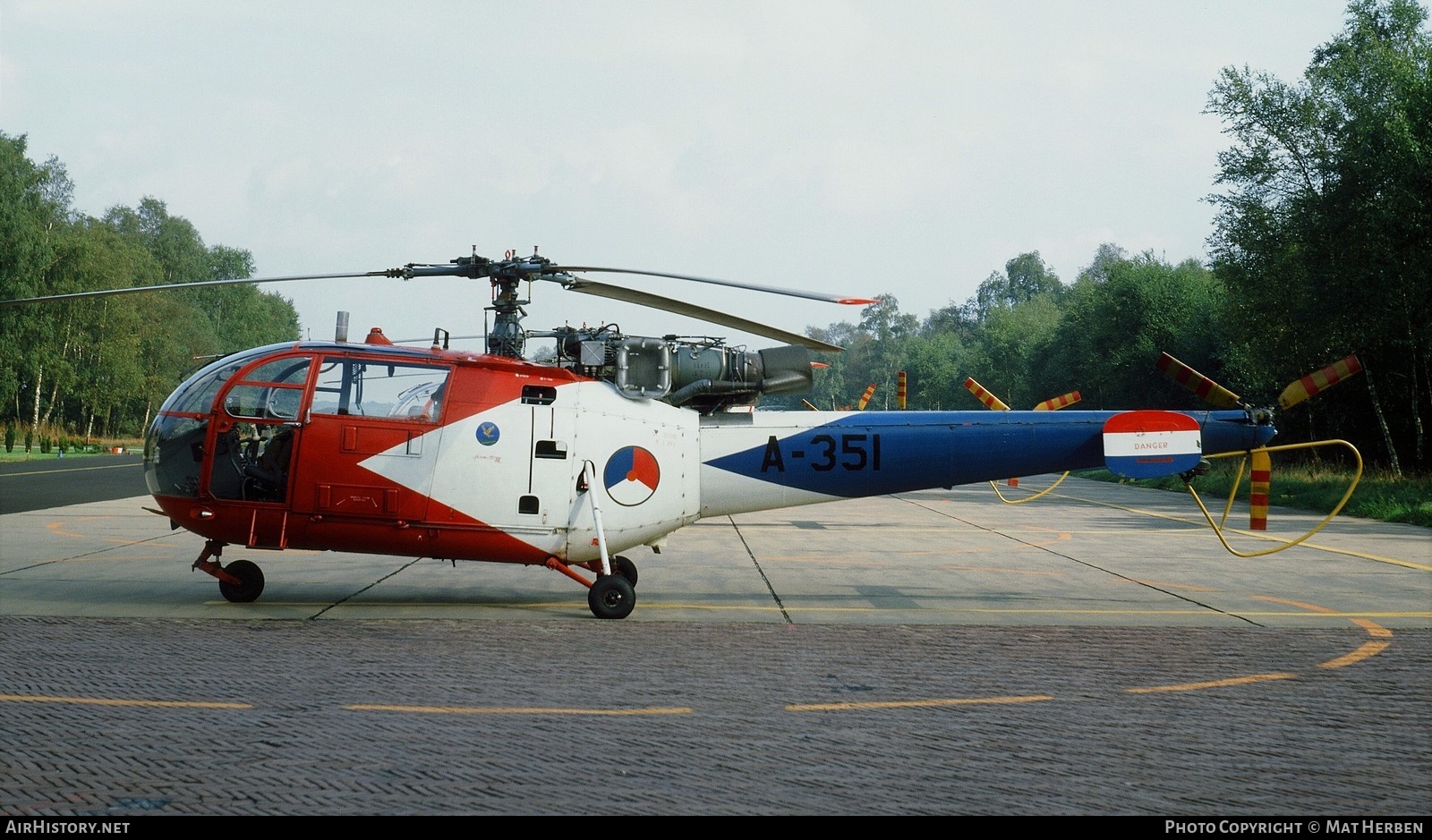 Aircraft Photo of A-351 | Sud SE-3160 Alouette III | Netherlands - Air Force | AirHistory.net #428930