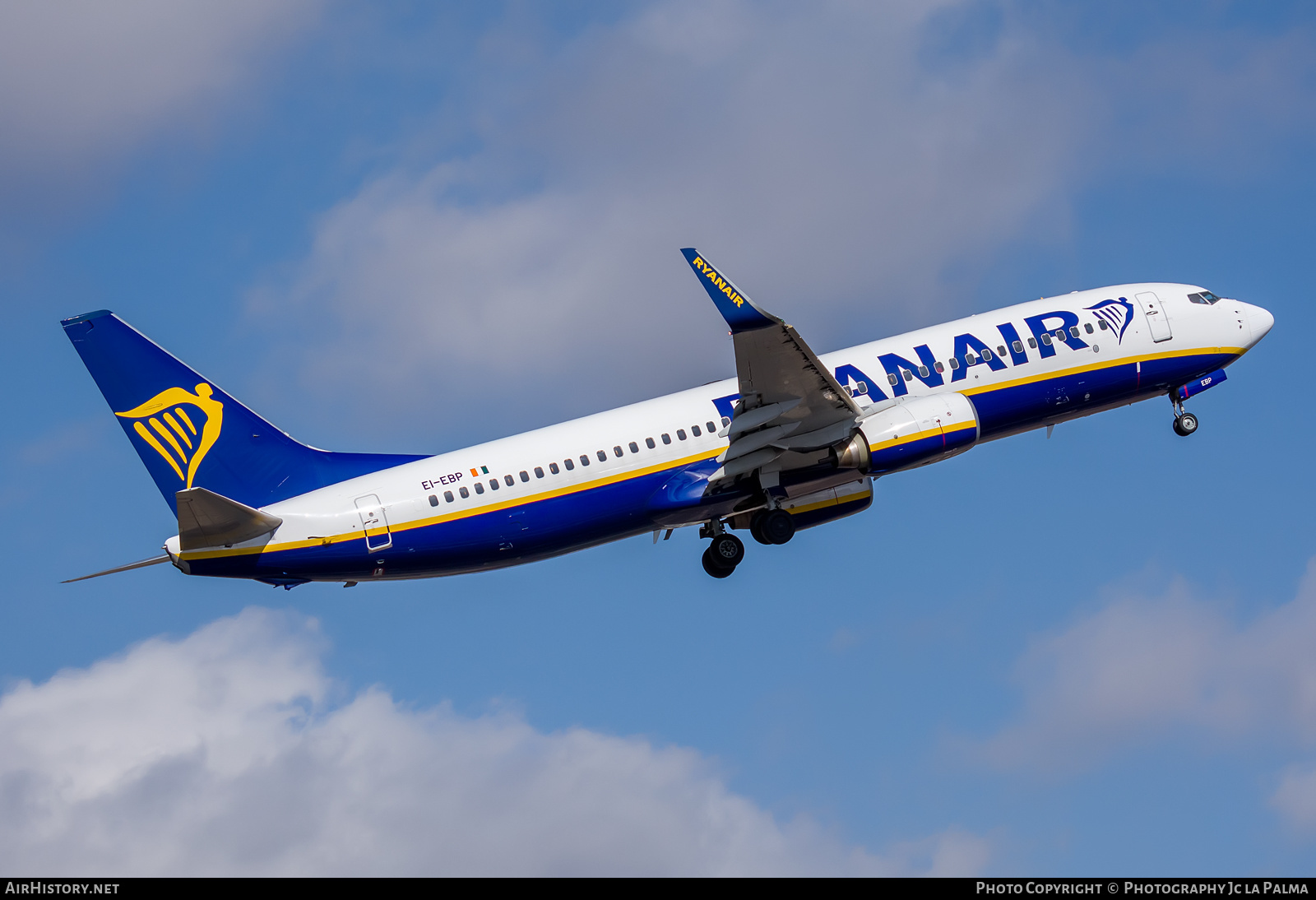 Aircraft Photo of EI-EBP | Boeing 737-8AS | Ryanair | AirHistory.net #428935