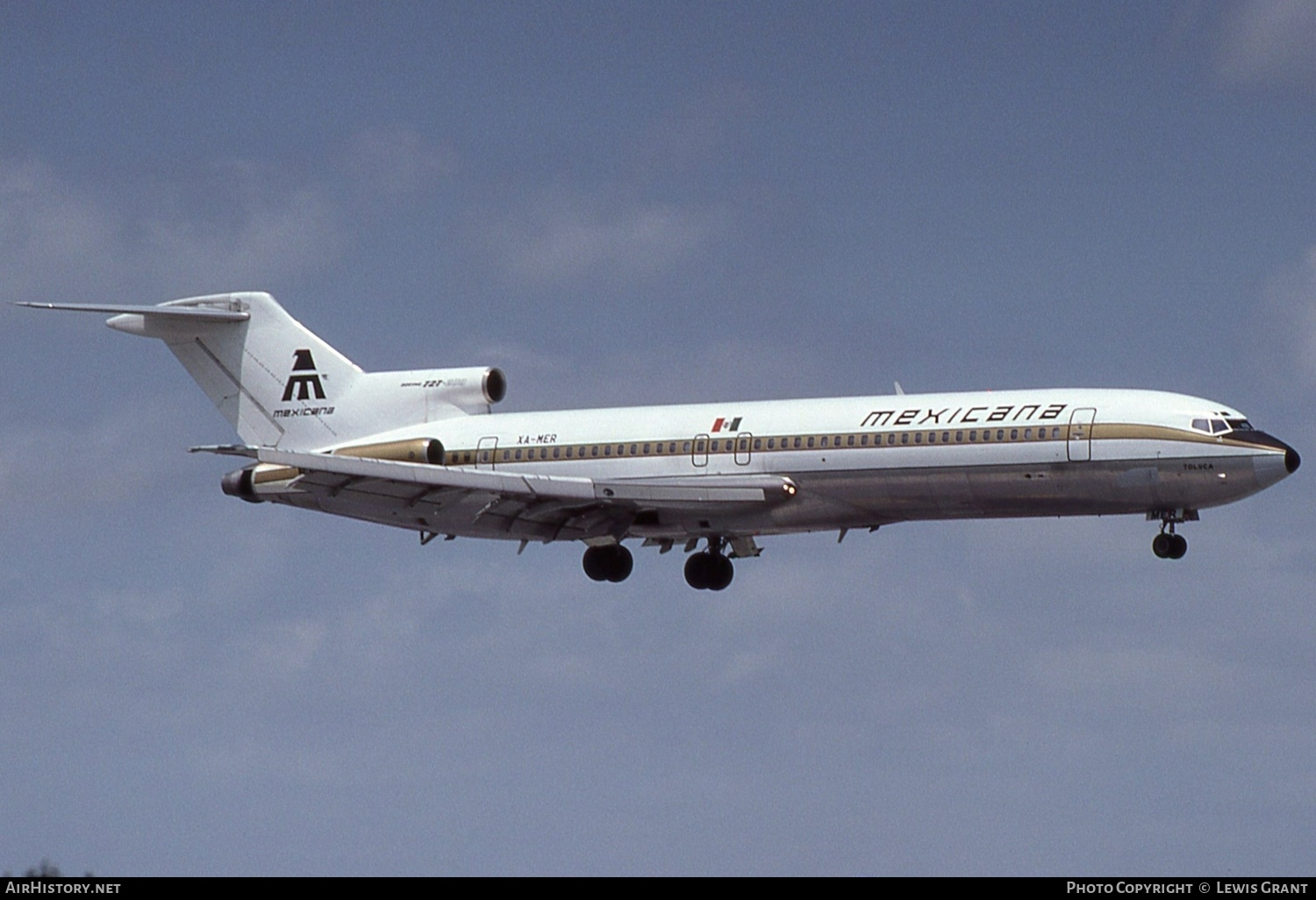Aircraft Photo of XA-MER | Boeing 727-2Q4/Adv | Mexicana | AirHistory.net #428990