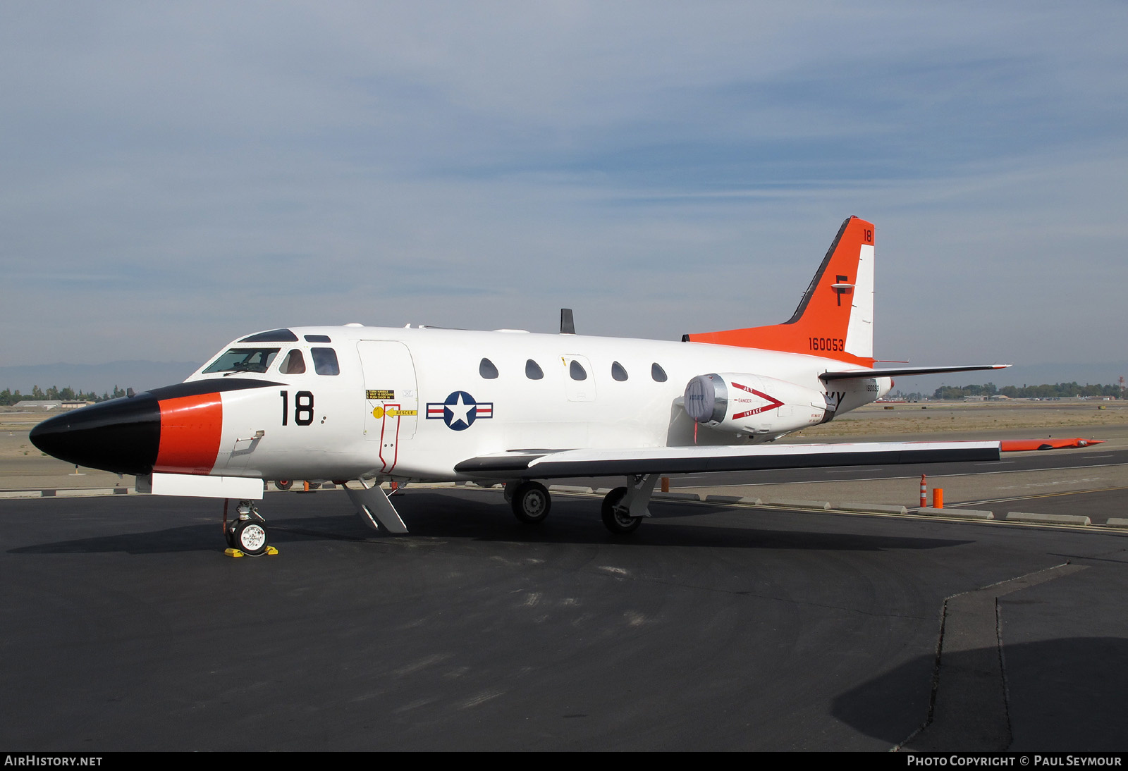 Aircraft Photo of 160053 | North American Rockwell T-39G | USA - Navy | AirHistory.net #429019