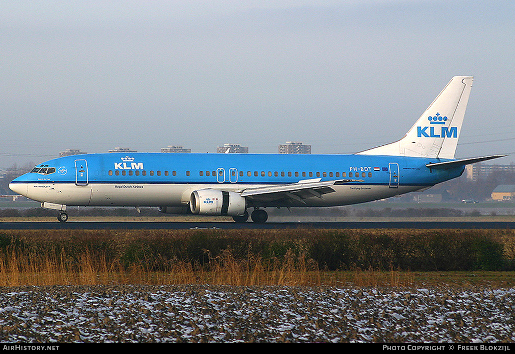 Aircraft Photo of PH-BDT | Boeing 737-406 | KLM - Royal Dutch Airlines | AirHistory.net #429060