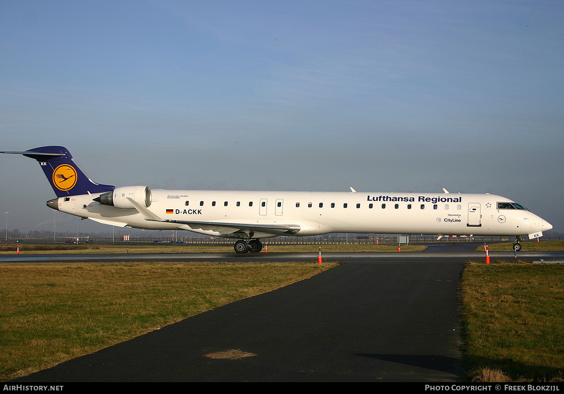 Aircraft Photo of D-ACKK | Bombardier CRJ-900LR (CL-600-2D24) | Lufthansa Regional | AirHistory.net #429063