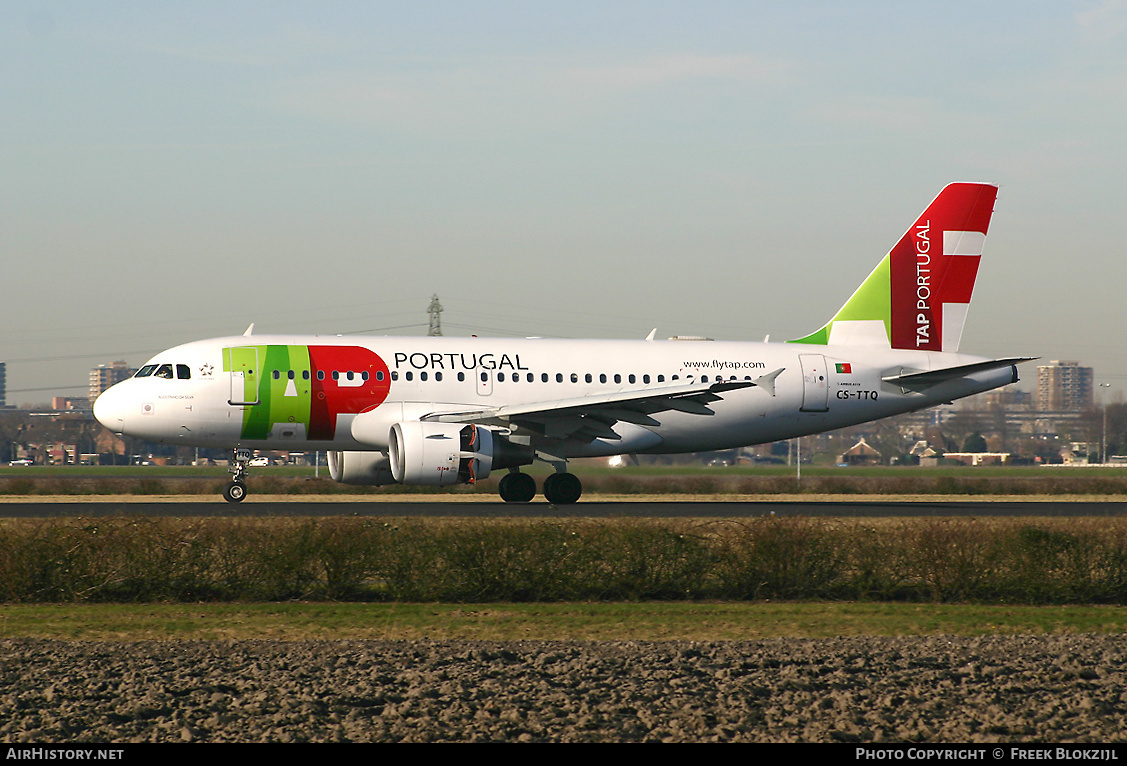 Aircraft Photo of CS-TTQ | Airbus A319-112 | TAP Portugal | AirHistory.net #429074