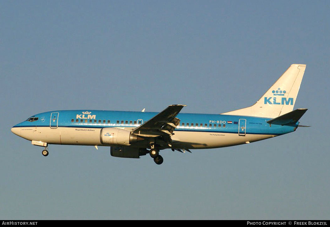 Aircraft Photo of PH-BDO | Boeing 737-306 | KLM - Royal Dutch Airlines | AirHistory.net #429076