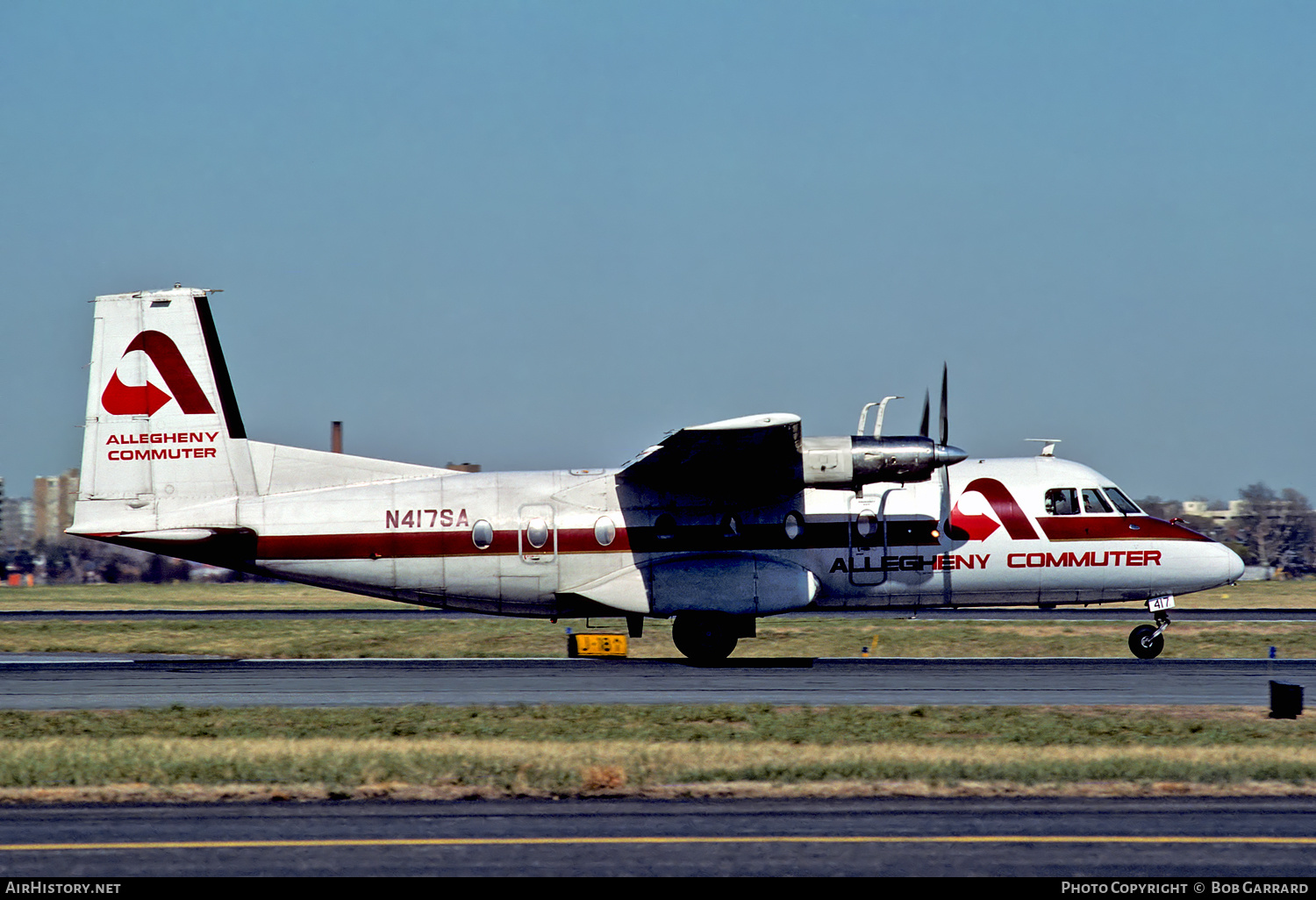 Aircraft Photo of N417SA | Nord 262A-14 | Allegheny Commuter | AirHistory.net #429082
