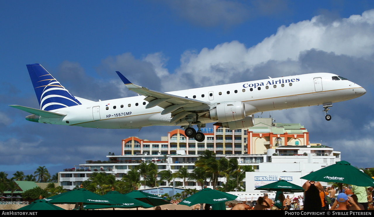 Aircraft Photo of HP-1557CMP | Embraer 190AR (ERJ-190-100IGW) | Copa Airlines | AirHistory.net #429083