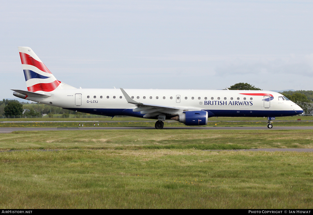 Aircraft Photo of G-LCYJ | Embraer 190SR (ERJ-190-100SR) | British Airways | AirHistory.net #429127
