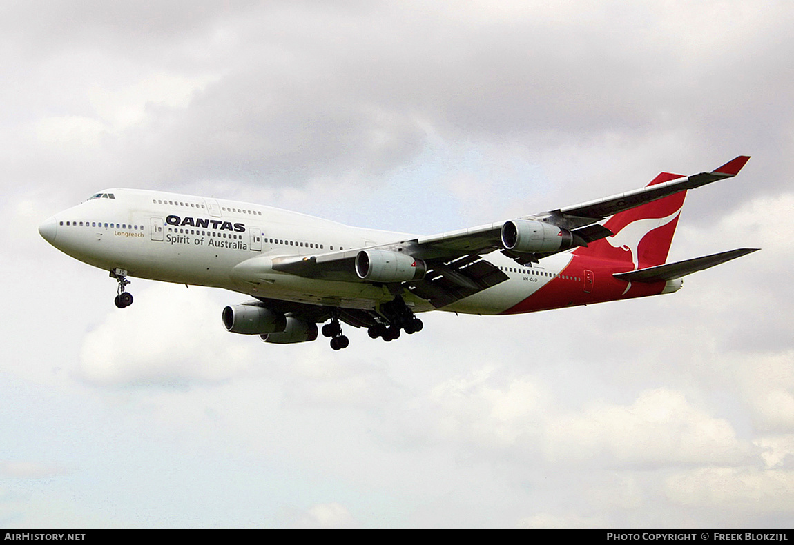 Aircraft Photo of VH-OJD | Boeing 747-438 | Qantas | AirHistory.net #429148