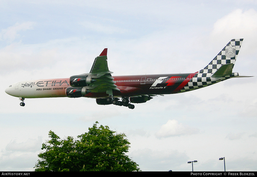 Aircraft Photo of A6-EHJ | Airbus A340-642 | Etihad Airways | AirHistory.net #429157