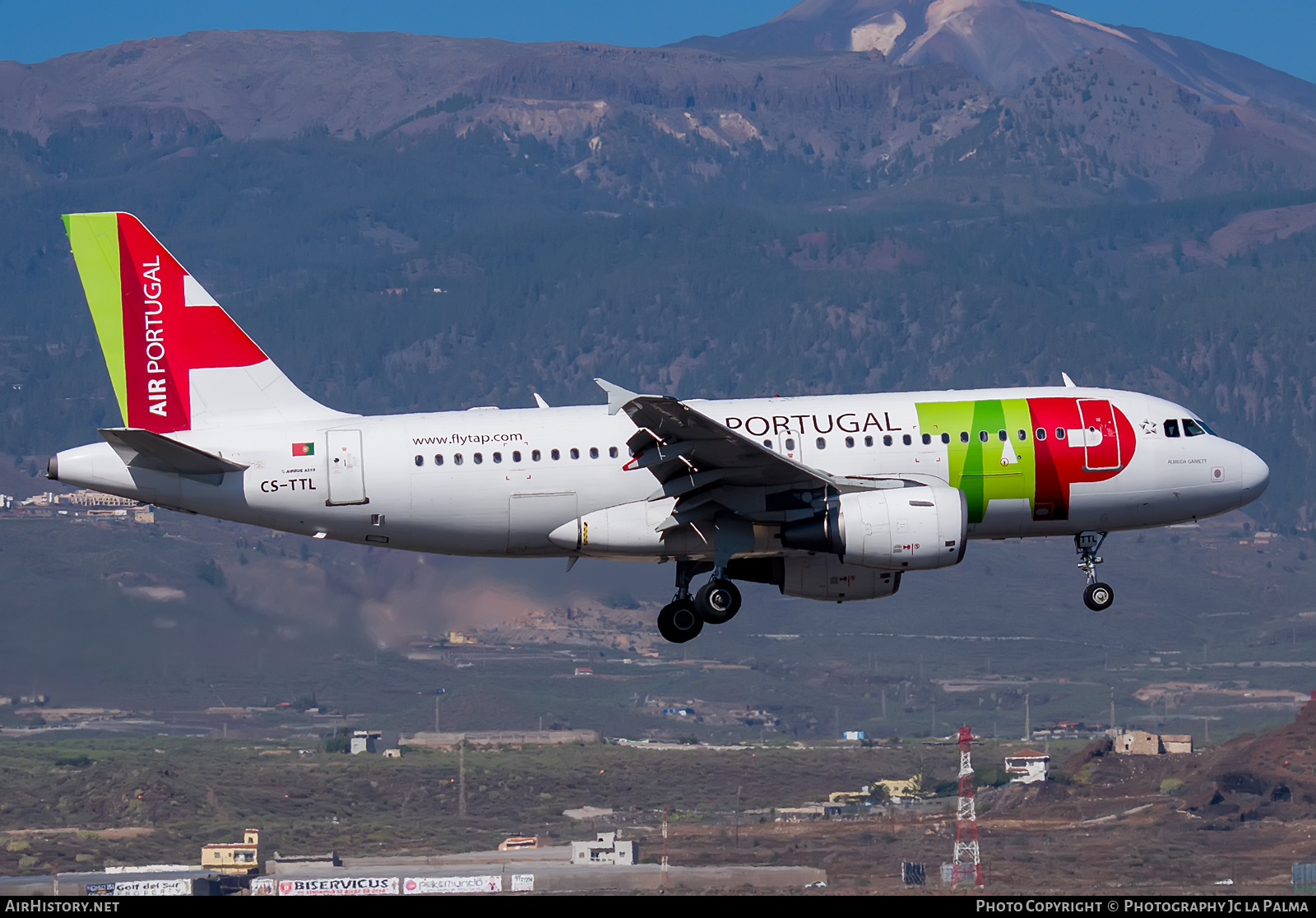 Aircraft Photo of CS-TTL | Airbus A319-111 | TAP Air Portugal | AirHistory.net #429160