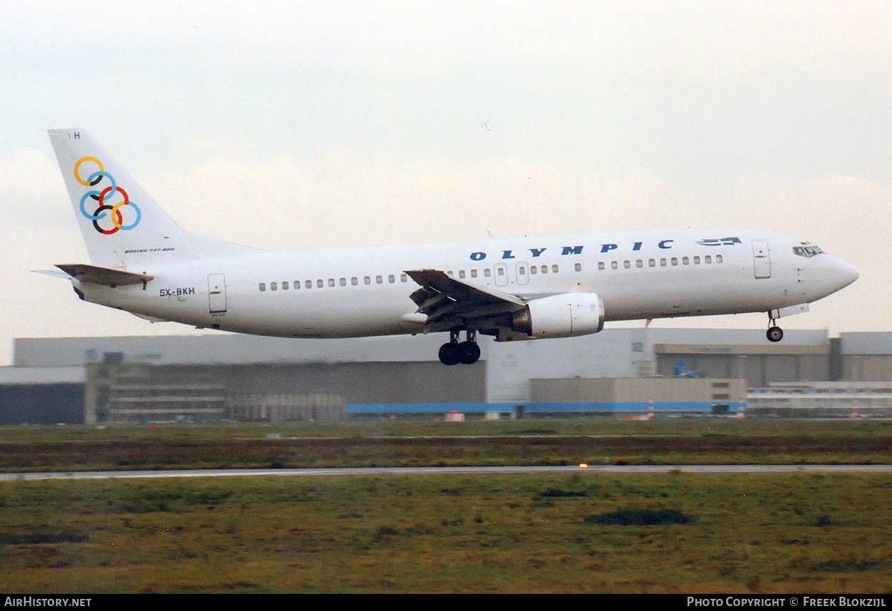 Aircraft Photo of SX-BKH | Boeing 737-4Q8 | Olympic | AirHistory.net #429193