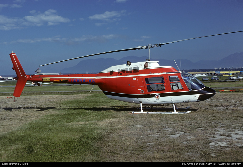 Aircraft Photo of CF-BHI | Bell 206B JetRanger | Okanagan Helicopters | AirHistory.net #429243