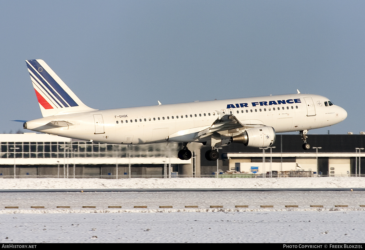 Aircraft Photo of F-GHQK | Airbus A320-211 | Air France | AirHistory.net #429244