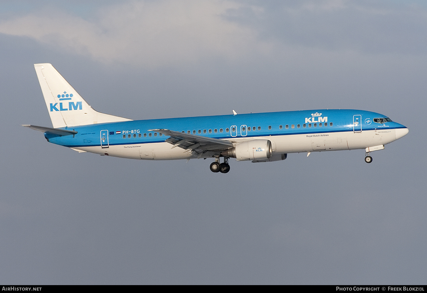 Aircraft Photo of PH-BTG | Boeing 737-406 | KLM - Royal Dutch Airlines | AirHistory.net #429248