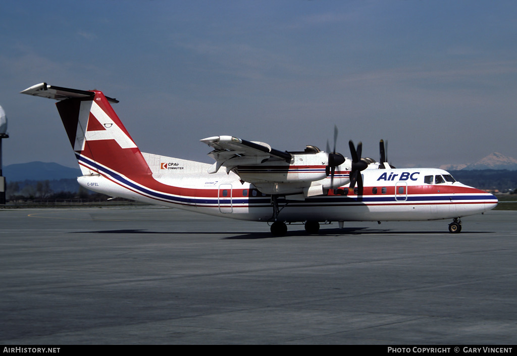 Aircraft Photo of C-GFEL | De Havilland Canada DHC-7-102 Dash 7 | Air BC | AirHistory.net #429255