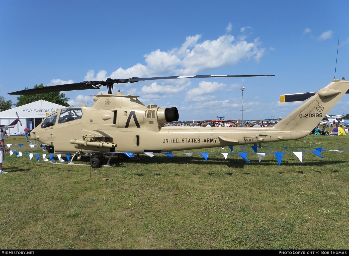 Aircraft Photo of N998HF / 0-20998 | Bell AH-1F Cobra (209) | USA - Army | AirHistory.net #429258