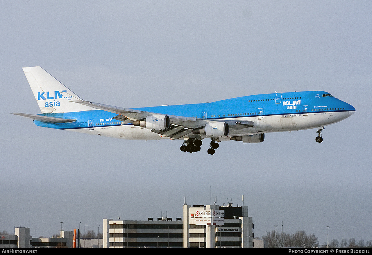 Aircraft Photo of PH-BFP | Boeing 747-406M | KLM Asia | AirHistory.net #429261