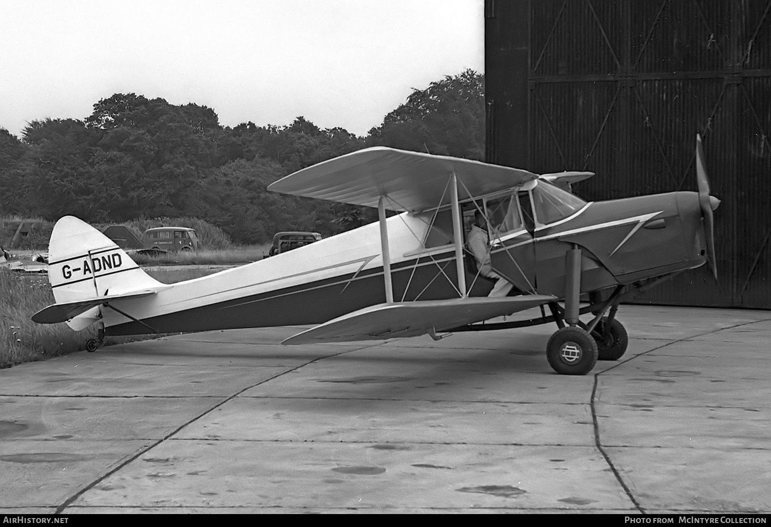 Aircraft Photo of G-ADND | De Havilland D.H. 87B Hornet Moth | AirHistory.net #429285