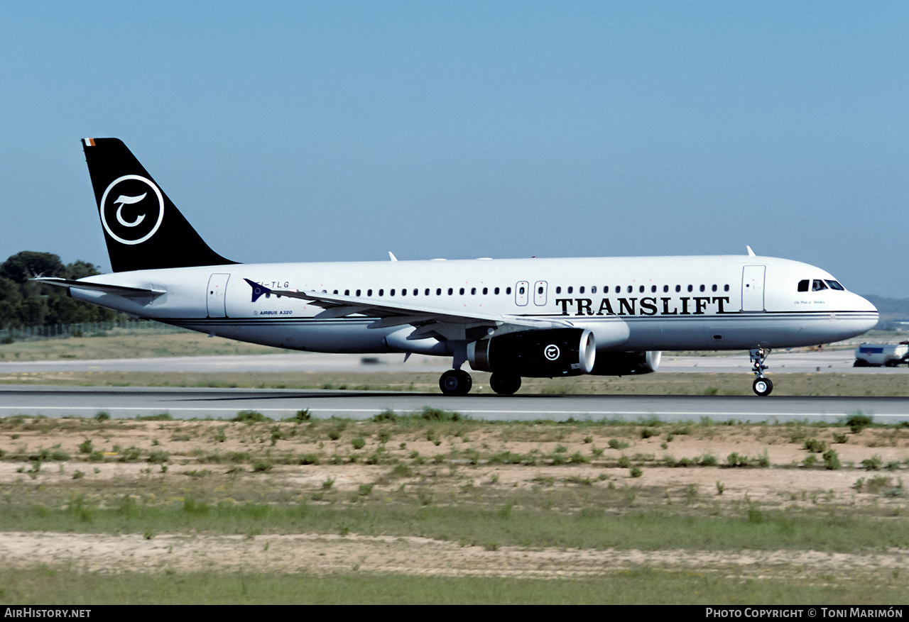 Aircraft Photo of EI-TLG | Airbus A320-211 | TransLift Airways | AirHistory.net #429286